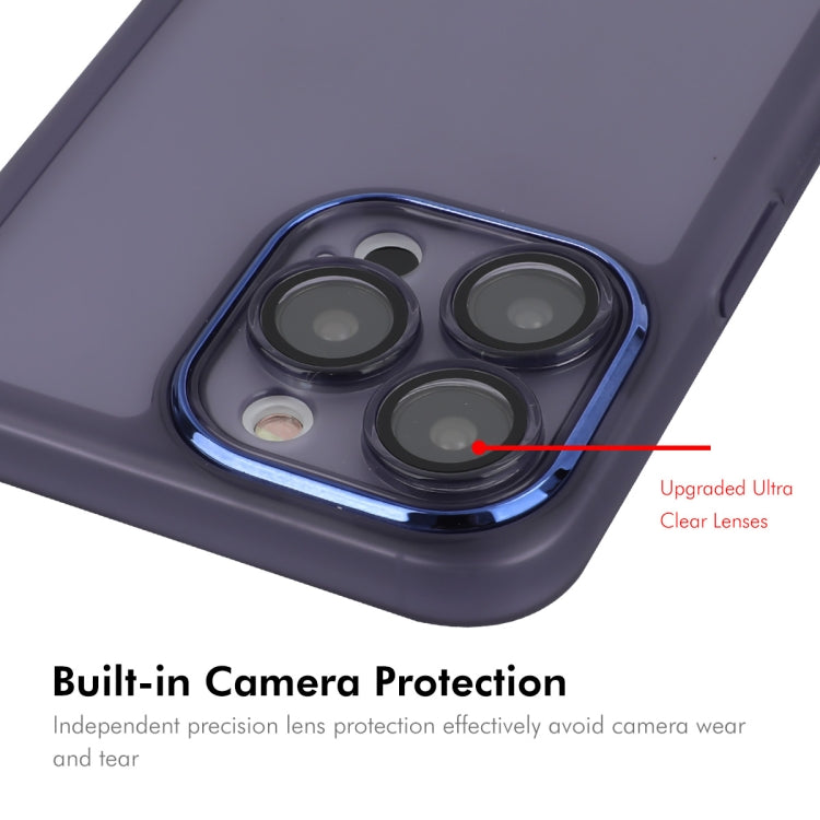 For iPhone 16 Pro ENKAY Hat-Prince Translucent Matte TPU Phone Case with Lens Film(White) - iPhone 16 Pro Cases by ENKAY | Online Shopping South Africa | PMC Jewellery | Buy Now Pay Later Mobicred