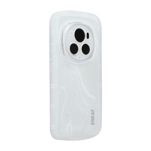 For Honor Magic6 Pro ENKAY Hat-Prince Translucent Matte TPU Shockproof Phone Case(White) - Honor Cases by ENKAY | Online Shopping South Africa | PMC Jewellery | Buy Now Pay Later Mobicred