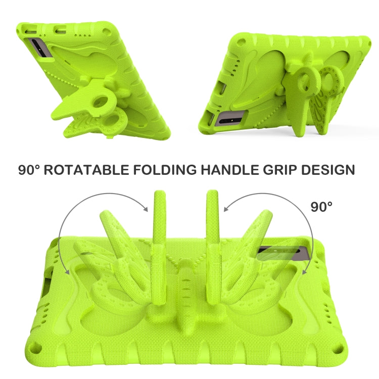 For Honor Tablet V7 11 2021 Butterfly Bracket EVA Shockproof Tablet Case(Grass Green) - Honor by PMC TechLife | Online Shopping South Africa | PMC TechLife | Buy Now Pay Later Mobicred