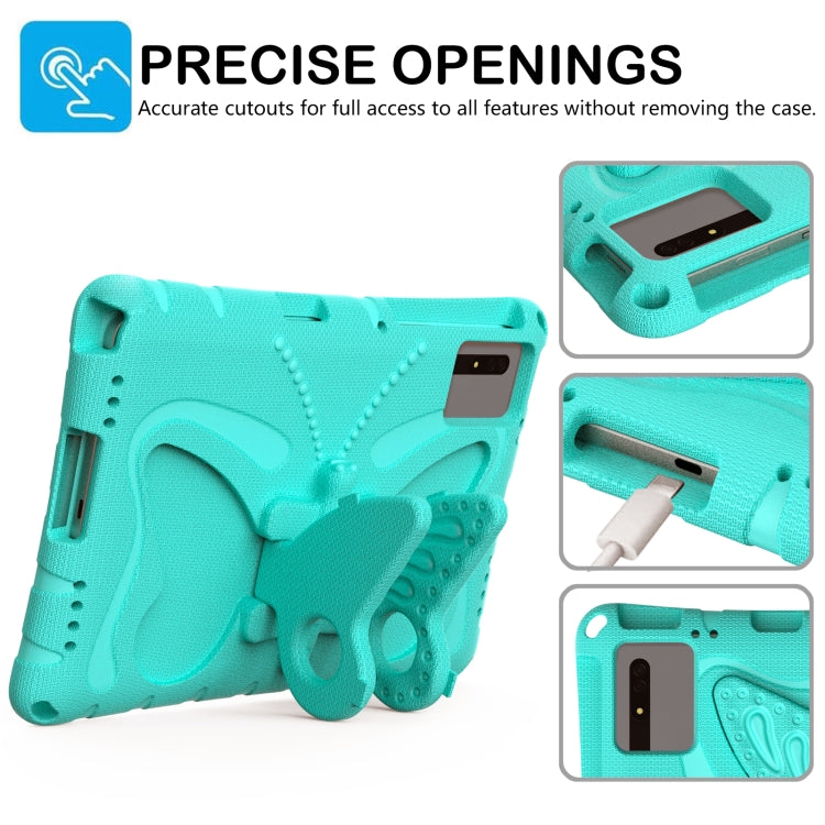 For Honor Tablet V7 11 2021 Butterfly Bracket EVA Shockproof Tablet Case(Mint Green) - Honor by PMC TechLife | Online Shopping South Africa | PMC TechLife | Buy Now Pay Later Mobicred