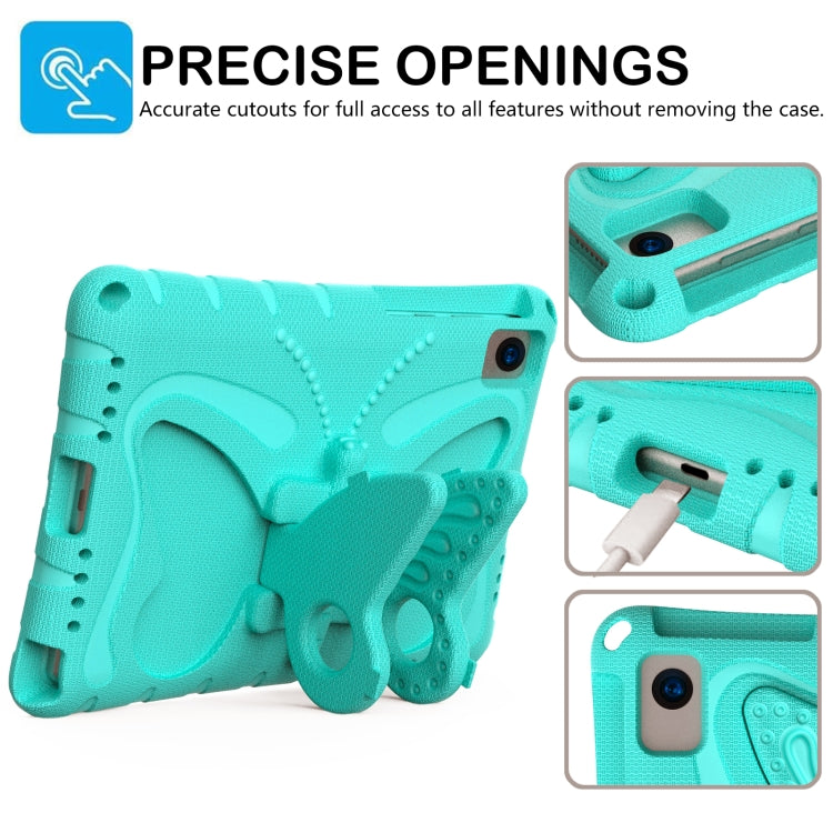 For Huawei MatePad 10.4 Butterfly Bracket EVA Shockproof Tablet Case(Mint Green) - Huawei by PMC TechLife | Online Shopping South Africa | PMC TechLife | Buy Now Pay Later Mobicred