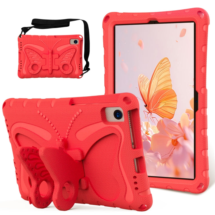 For Huawei MatePad SE 10.4 Butterfly Bracket EVA Shockproof Tablet Case(Red) - Huawei by PMC TechLife | Online Shopping South Africa | PMC TechLife | Buy Now Pay Later Mobicred