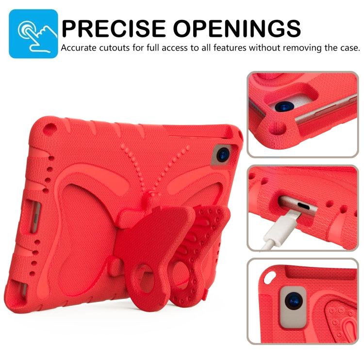 For Huawei MatePad SE 10.4 Butterfly Bracket EVA Shockproof Tablet Case(Red) - Huawei by PMC TechLife | Online Shopping South Africa | PMC TechLife | Buy Now Pay Later Mobicred