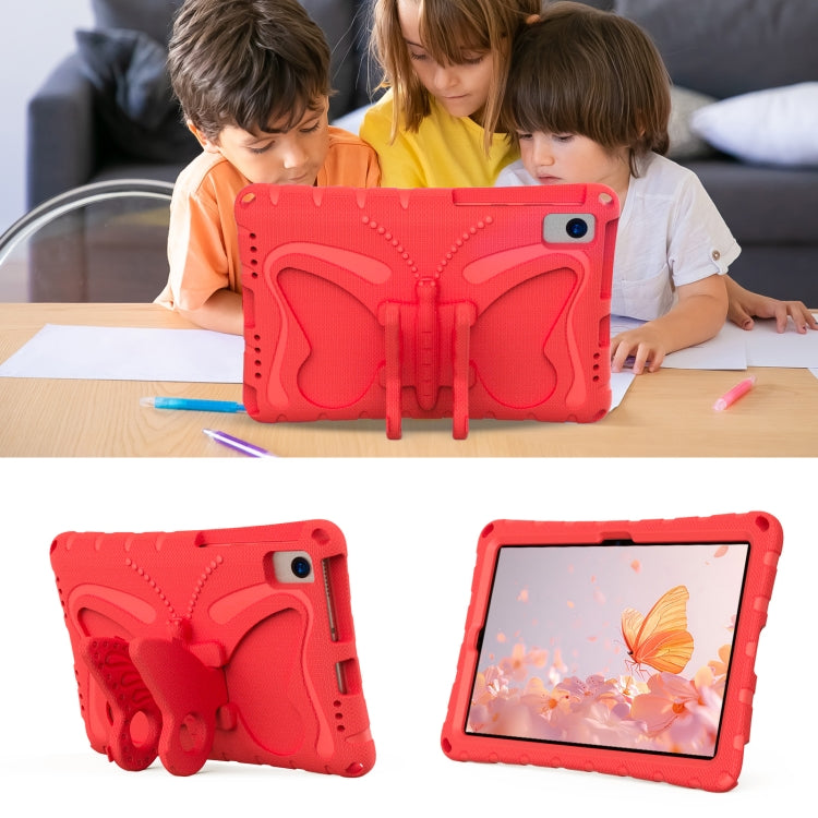 For Huawei MatePad SE 10.4 Butterfly Bracket EVA Shockproof Tablet Case(Red) - Huawei by PMC TechLife | Online Shopping South Africa | PMC TechLife | Buy Now Pay Later Mobicred