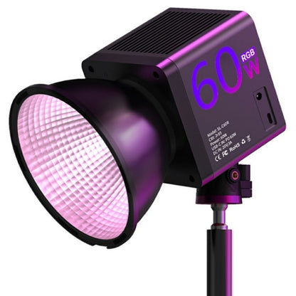 C60R 60W RGB Stage Lamp Professional Video Photography COB Fill Light, Plug:UK Plug - Selfie Light by PMC Jewellery | Online Shopping South Africa | PMC Jewellery | Buy Now Pay Later Mobicred