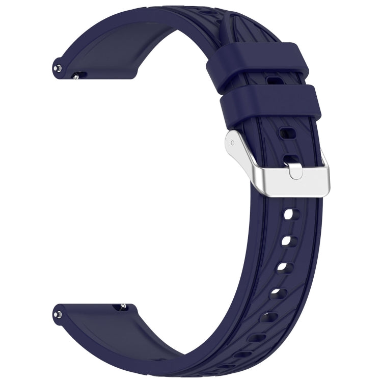 For Huawei Watch GT 5 Pro 46mm Line Texture Quick Release Silicone Watch Band(Original Blue) - Watch Bands by PMC TechLife | Online Shopping South Africa | PMC TechLife | Buy Now Pay Later Mobicred