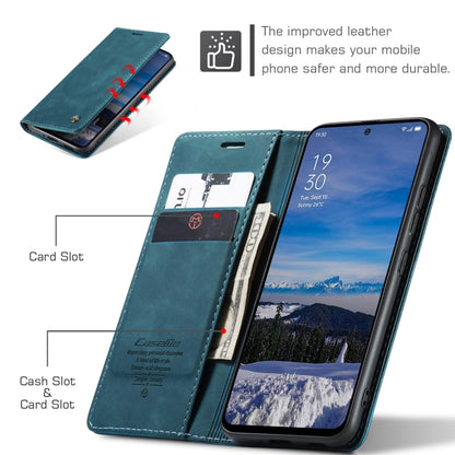 For OPPO Reno12 5G Global CaseMe 013 Multifunctional Horizontal Flip Leather Phone Case(Blue) - Reno12 Cases by CaseMe | Online Shopping South Africa | PMC Jewellery | Buy Now Pay Later Mobicred