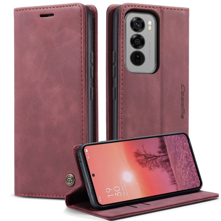 For OPPO Reno12 Pro 5G Global CaseMe 013 Multifunctional Horizontal Flip Leather Phone Case(Red) - Reno12 Pro Cases by CaseMe | Online Shopping South Africa | PMC Jewellery | Buy Now Pay Later Mobicred