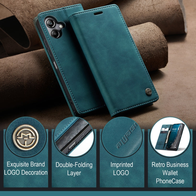 For Samsung Galaxy A06 CaseMe 013 Multifunctional Horizontal Flip Leather Phone Case(Blue) - Galaxy Phone Cases by CaseMe | Online Shopping South Africa | PMC Jewellery | Buy Now Pay Later Mobicred