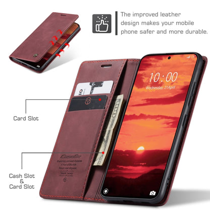 For Xiaomi 14T CaseMe 013 Multifunctional Horizontal Flip Leather Phone Case(Red) - 14T Cases by CaseMe | Online Shopping South Africa | PMC Jewellery | Buy Now Pay Later Mobicred