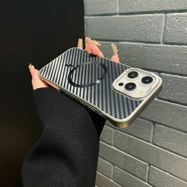 For iPhone 13 AG Carbon Fiber Frameless MagSafe Phone Case(Black) - free shipping - PMc TechLife - Order now!
