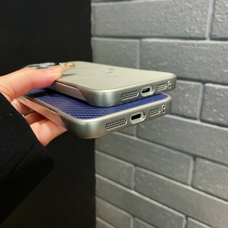 For iPhone 12 AG Carbon Fiber Frameless MagSafe Phone Case(Black) - iPhone 12 / 12 Pro Cases by PMc TechLife | Online Shopping South Africa | PMc TechLife | Buy Now Pay Later Mobicred