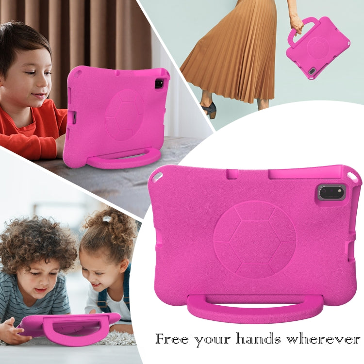 For Honor Pad V6 10.4 2024 Handle Football Shaped EVA Shockproof Tablet Case(Rose Red) - free shipping - PMC TechLife - Order now!
