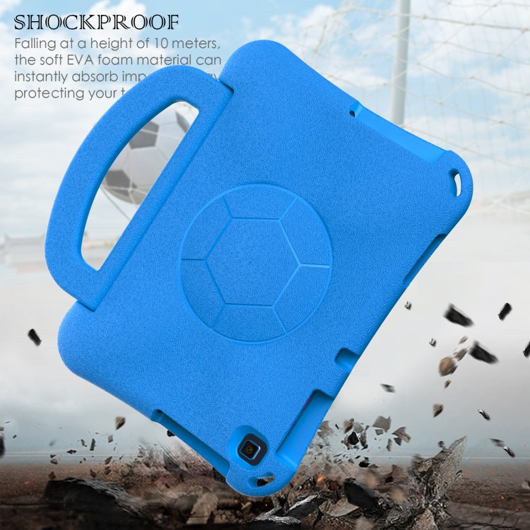 For Huawei Enpoy Tablet2 Handle Football Shaped EVA Shockproof Tablet Case(Blue) - free shipping - PMC TechLife - Order now!