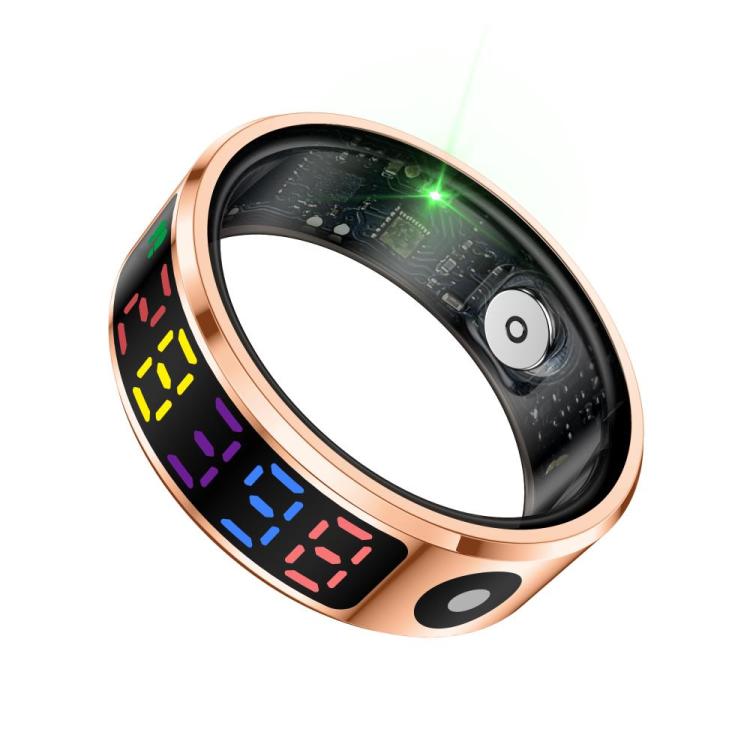 R12 SIZE 9 Smart Ring, Support Heart Rate / Blood Oxygen / Sleep / Multiple Sports Modes(Gold) - free shipping - PMC TechLife - Order now!