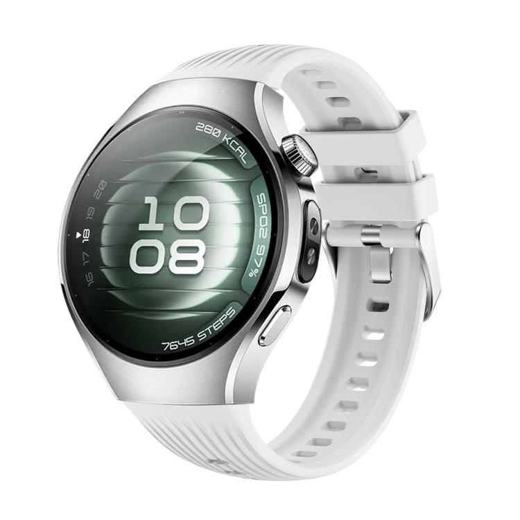 For Huawei Watch 5 42mm Vertical Silicone Watch Band(White) - free shipping - PMC TechLife - Order now!