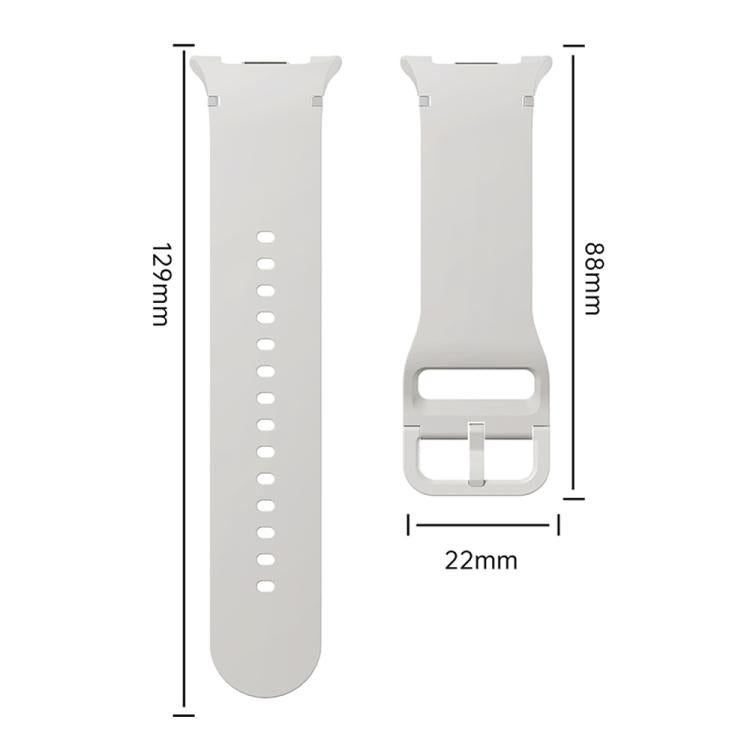 For Samsung Galaxy Watch8 40mm Diamond Bezel and Solid Color Stitched Silicone Watch Band(Light Pink Silver) - free shipping - PMC TechLife - Order now!