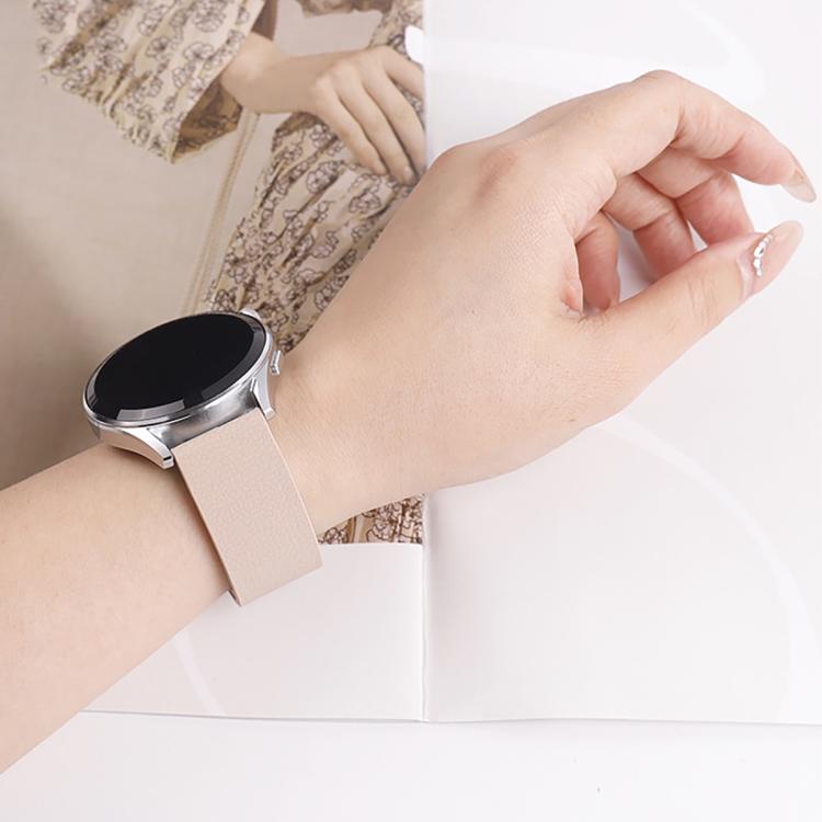 22mm Lychee Texture Soft Magnetic Silicone Watch Band(Fluorescent Green) - free shipping - PMC TechLife - Order now!