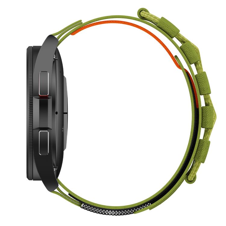 22mm Universal Braided Cord Nylon Hook and Loop Fastener Watch Band(Green) - free shipping - PMC TechLife - Order now!