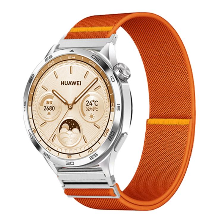 22mm Adjustable Single Loop Elastic Nylon Watch Band(Orange) - free shipping - PMC TechLife - Order now!