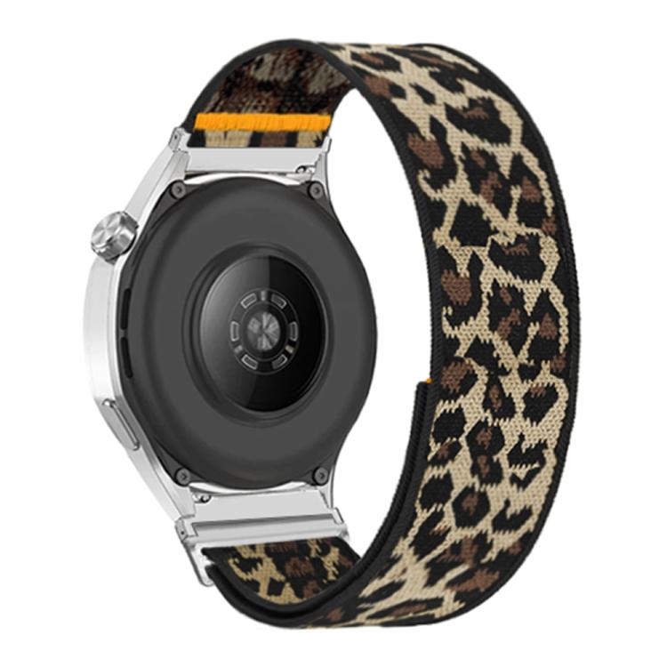 22mm Adjustable Single Loop Elastic Nylon Watch Band(Leopard Print) - free shipping - PMC TechLife - Order now!