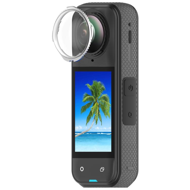 For Insta360 X5 Rotating Optical Tempered Glass Lens Guard Protective Cover(Silver) - free shipping - PMC TechLife - Order now!