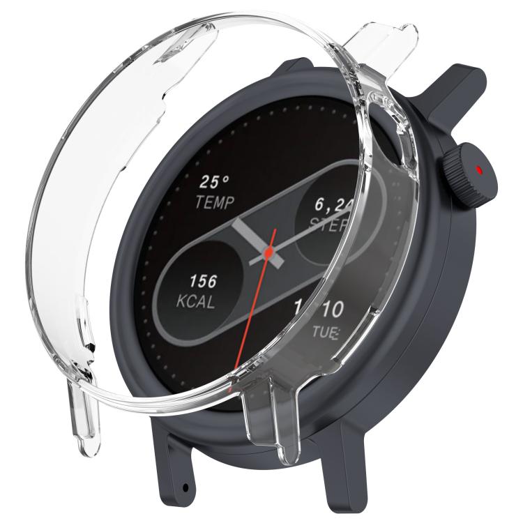 For CMF Watch 3 Pro Half Coverage Hollowed PC Watch Protective Cover(Transparent) - free shipping - PMC TechLife - Order now!