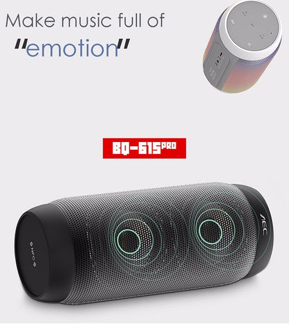 AEC BQ615 PRO Colorful LED Wireless HiFi Stereo Speaker, Combines Bluetooth + TF card player + FM radio + AUX + NFC - Desktop Speaker by AEC | Online Shopping South Africa | PMC Jewellery | Buy Now Pay Later Mobicred