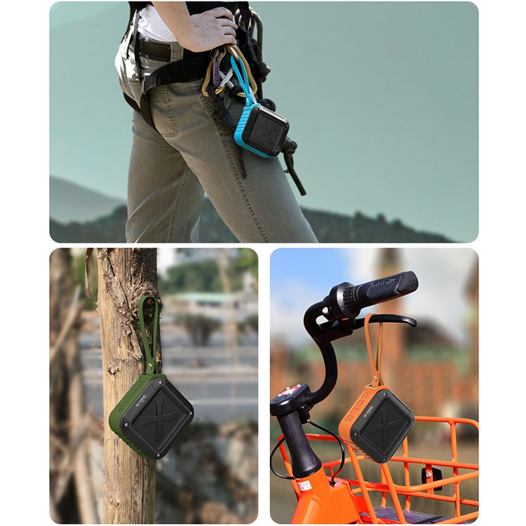 W-KING S7 Mini Wireless Waterproof Loudspeaker With TF/FM/AUX/NFC Bluetooth Bike Speaker(Army Green) - Waterproof Speaker by W-KING | Online Shopping South Africa | PMC Jewellery | Buy Now Pay Later Mobicred