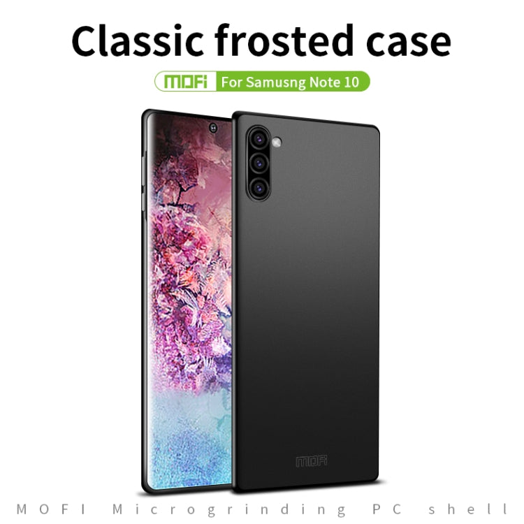 MOFI Frosted PC Ultra-thin Hard Case for Galaxy Note10(Blue) - Galaxy Phone Cases by MOFI | Online Shopping South Africa | PMC Jewellery