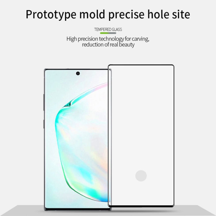 MOFI 9H 3D Explosion Proof Thermal Bending Full Screen Covered With Tempered Glass Film for Galaxy note10+(Black) - Galaxy Tempered Glass by MOFI | Online Shopping South Africa | PMC Jewellery | Buy Now Pay Later Mobicred