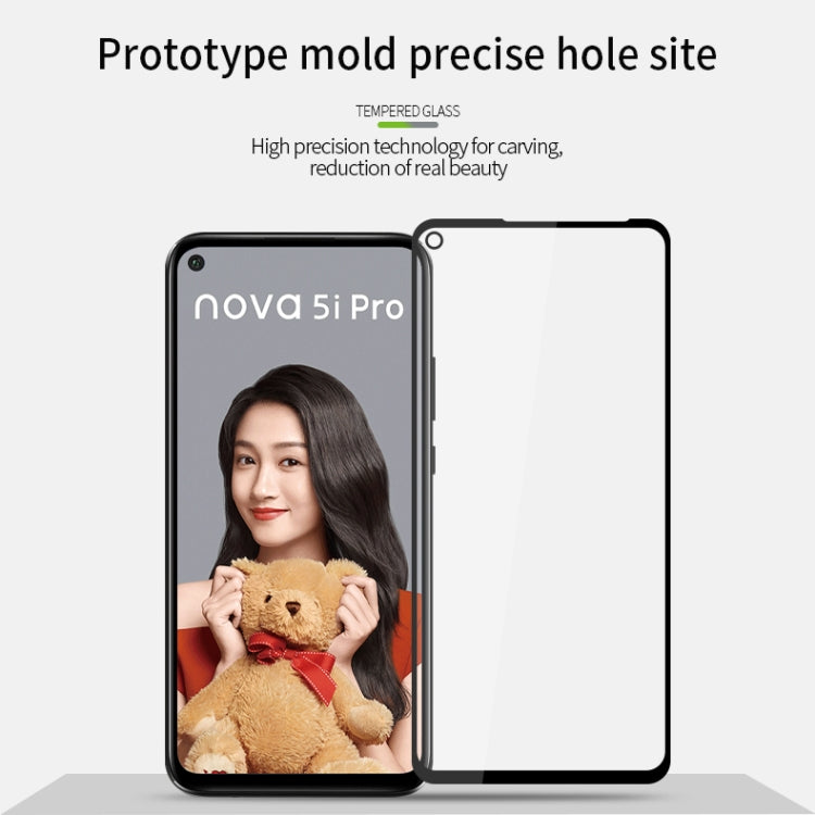 MOFI 9H 2.5D Full Screen Tempered Glass Film for Huawei Nova 5i Pro(Black) -  by MOFI | Online Shopping South Africa | PMC Jewellery