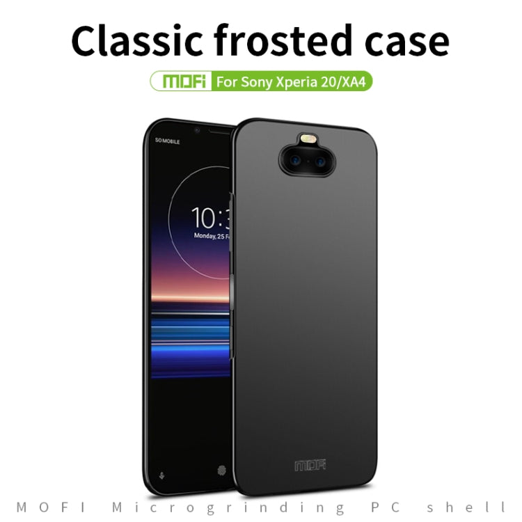 MOFI Frosted PC Ultra-thin Hard Case for Sony Xperia 20 / Xperia XA4(Blue) - Sony Cases by MOFI | Online Shopping South Africa | PMC Jewellery