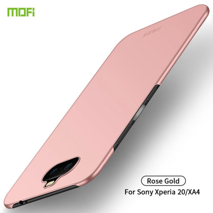 MOFI Frosted PC Ultra-thin Hard Case for Sony Xperia 20 / Xperia XA4(Rose gold) - Sony Cases by MOFI | Online Shopping South Africa | PMC Jewellery