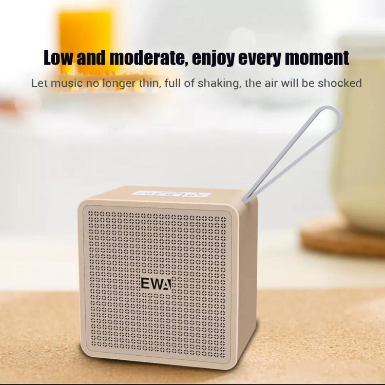 EWA A105 High Hidelity Bluetooth Speaker, Small Size High  Power Bass, TWS Bluetooth Technology Support TF(Rose Gold) - free shipping - PMC Jewellery - Order now!
