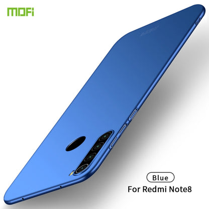 For Xiaomi RedMi Note8 MOFI Frosted PC Ultra-thin Hard Case(Blue) - Xiaomi Cases by MOFI | Online Shopping South Africa | PMC Jewellery