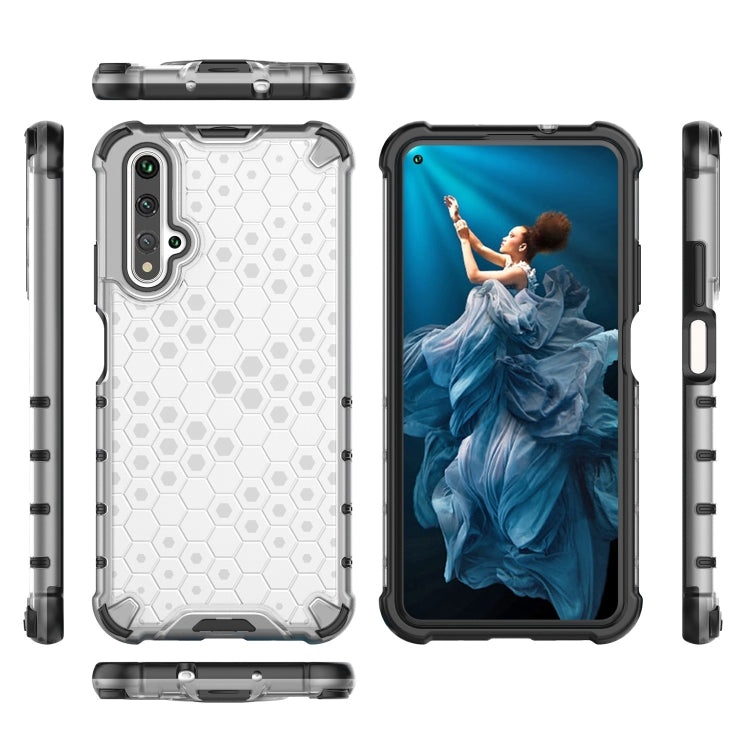 For Huawei Nova 5T Shockproof Honeycomb PC + TPU Case(Green) - Huawei Cases by PMC TechLife | Online Shopping South Africa | PMC TechLife | Buy Now Pay Later Mobicred