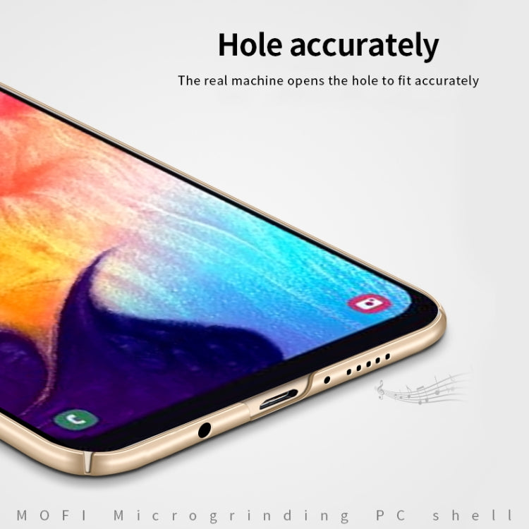 For Galaxy A50 MOFI Frosted PC Ultra-thin Hard Case(Black) - Galaxy Phone Cases by MOFI | Online Shopping South Africa | PMC TechLife