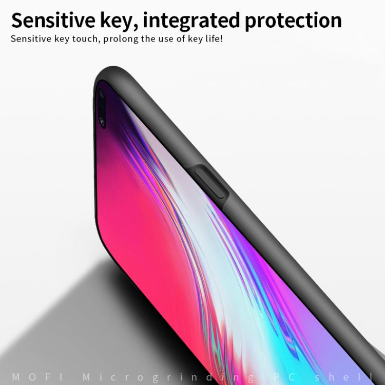 For Galaxy S10 5G MOFI Frosted PC Ultra-thin Hard Case(Blue) - Galaxy Phone Cases by MOFI | Online Shopping South Africa | PMC TechLife | Buy Now Pay Later Mobicred
