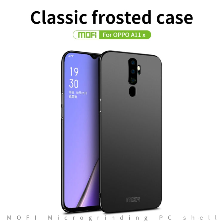 For  OPPO A11x MOFI Frosted PC Ultra-thin Hard Case(Rose gold) - OPPO Cases by MOFI | Online Shopping South Africa | PMC Jewellery