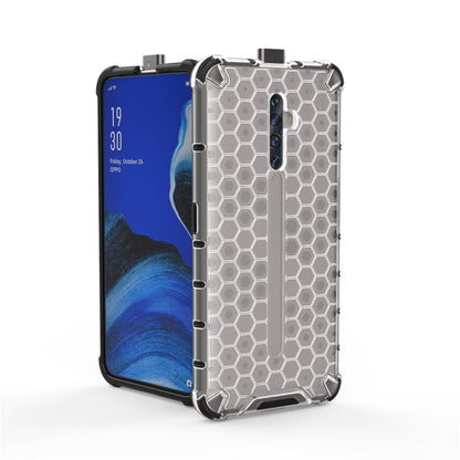 For Oppo Reno2 Z Shockproof Honeycomb PC + TPU Case(White) - OPPO Cases by PMC Jewellery | Online Shopping South Africa | PMC Jewellery