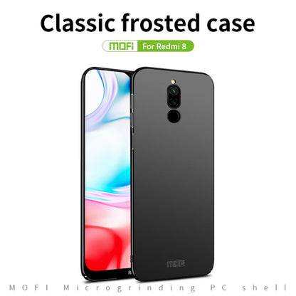 For Xiaomi RedMi 8 MOFI Frosted PC Ultra-thin Hard Case(Red) - Xiaomi Cases by MOFI | Online Shopping South Africa | PMC Jewellery