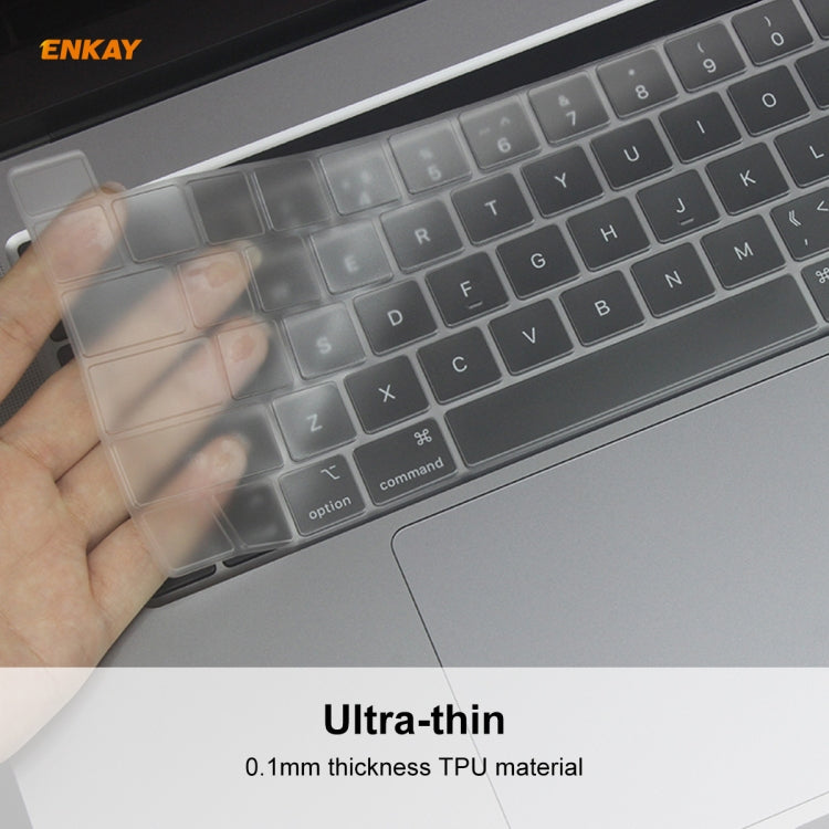 ENKAY TPU Soft Keyboard Protector for MacBook Pro 16 inch A2141 / Pro 13.3 inch A2289 & A2251 & A2338 (2020), US Version - Keyboard Protector by ENKAY | Online Shopping South Africa | PMC Jewellery | Buy Now Pay Later Mobicred