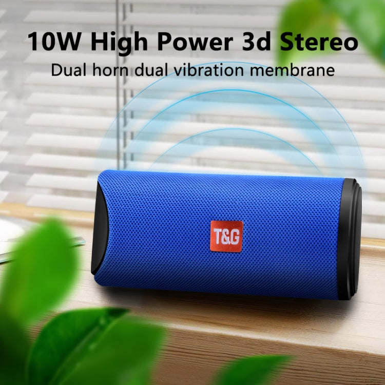 T&G TG113 Portable Bluetooth Speakers Waterproof Stereo Outdoor Loudspeaker MP3 Bass Sound Box with FM Radio(Black) - Desktop Speaker by T&G | Online Shopping South Africa | PMC Jewellery | Buy Now Pay Later Mobicred