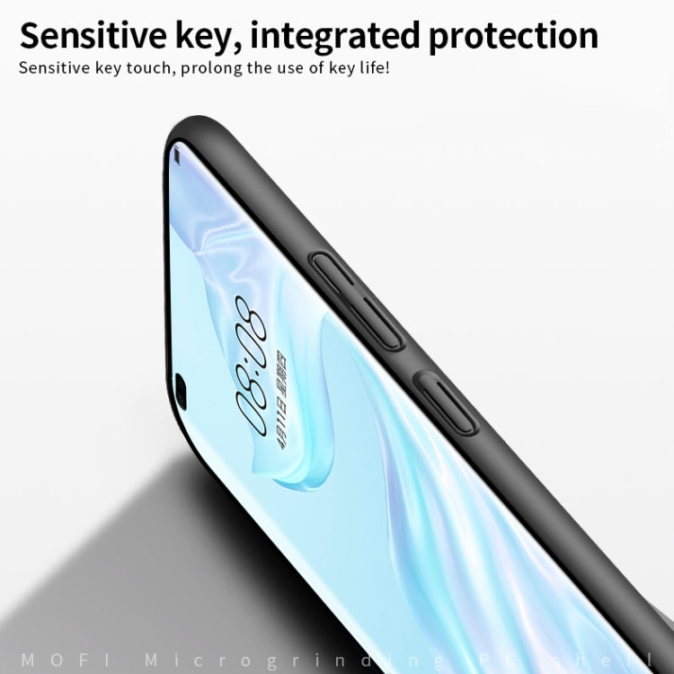 For Huawei P40 MOFI Frosted PC Ultra-thin Hard Case(Blue) - Huawei Cases by MOFI | Online Shopping South Africa | PMC TechLife