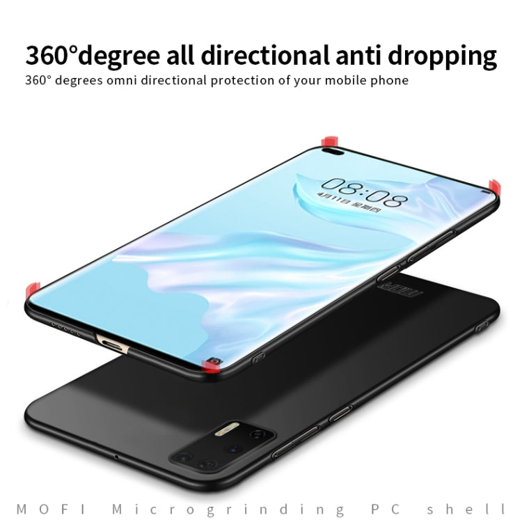 For Huawei P40 MOFI Frosted PC Ultra-thin Hard Case(Blue) - Huawei Cases by MOFI | Online Shopping South Africa | PMC TechLife