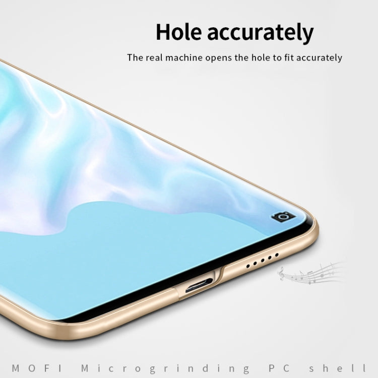 For Huawei P40 MOFI Frosted PC Ultra-thin Hard Case(Blue) - Huawei Cases by MOFI | Online Shopping South Africa | PMC TechLife