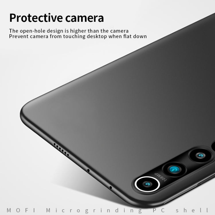 For Xiaomi Mi 10 MOFI Frosted PC Ultra-thin Hard Case(Gold) - Xiaomi Cases by MOFI | Online Shopping South Africa | PMC TechLife