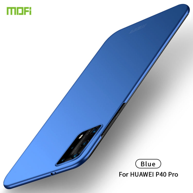 For Huawei P40 Pro MOFI Frosted PC Ultra-thin Hard Case(Blue) - Huawei Cases by MOFI | Online Shopping South Africa | PMC Jewellery