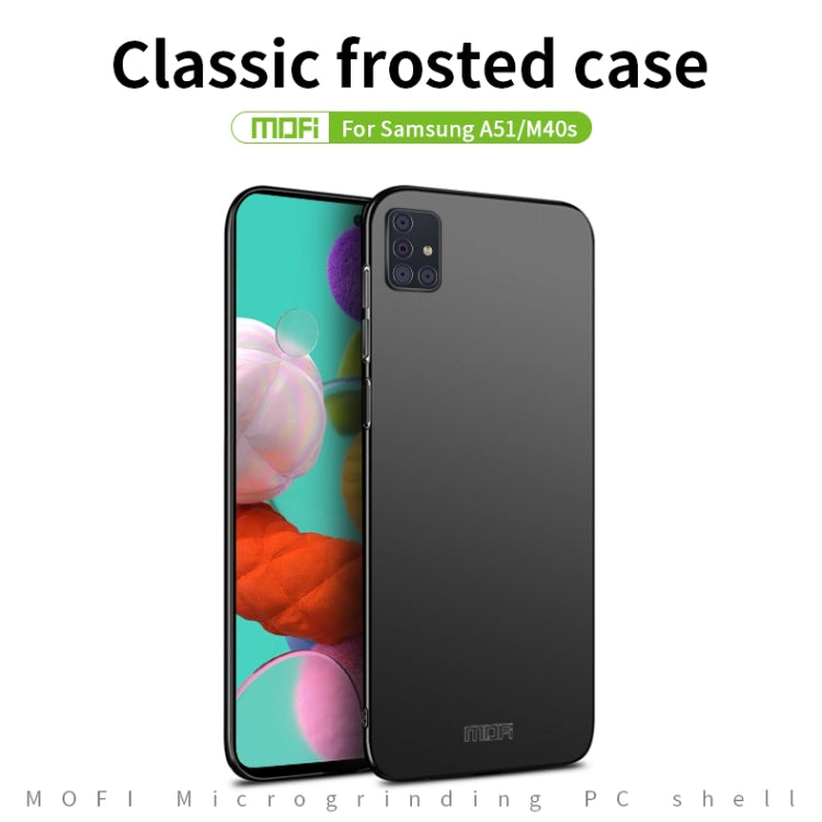 For Galaxy A51 MOFI Frosted PC Ultra-thin Hard Case(Red) - Galaxy Phone Cases by MOFI | Online Shopping South Africa | PMC TechLife | Buy Now Pay Later Mobicred